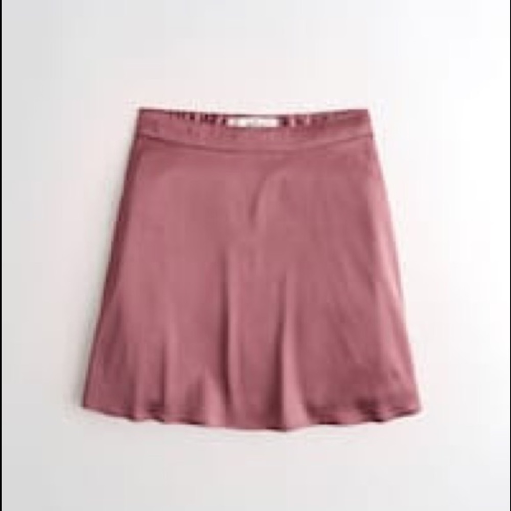 Ultra High-Rise Satin Mini Skirt